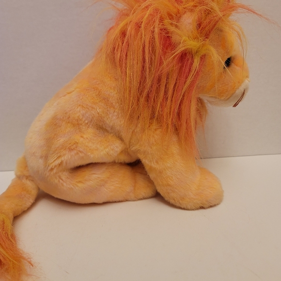 Ty Beanie Babies 2000 "Bushy" Lions. Set of 2. EUC. Lg 11". Sm 6" - Picture 10 of 15